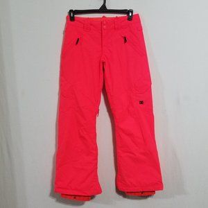 DC Womens Small Pink Ski Snowboard Snow Pants Suit Snowsuit Winter Bibs Bib Pant